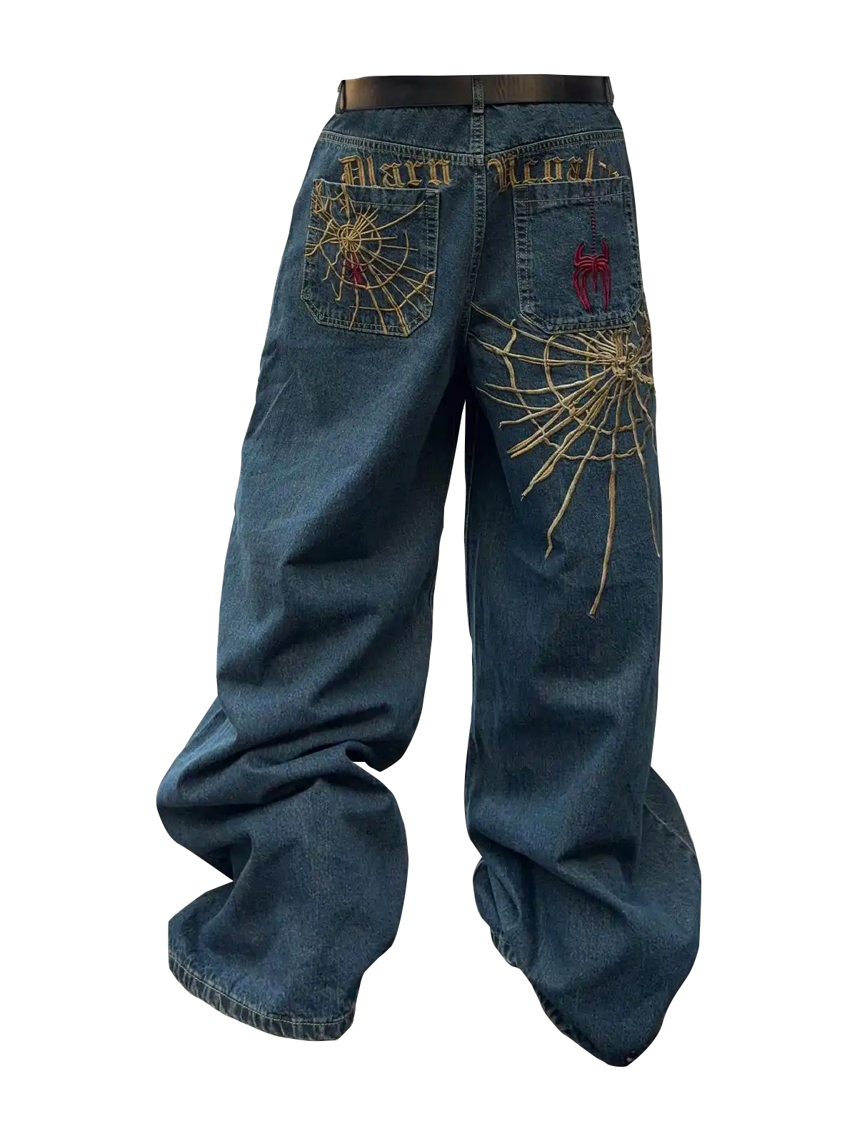 Embroidered Denim Jeans